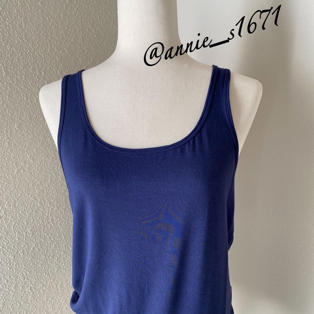 Aerie Real Soft Navy Tank